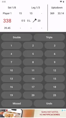 Darts Counter Scoreboard android App screenshot 4